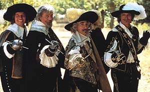 Micheal York in the "Four Musketeers"